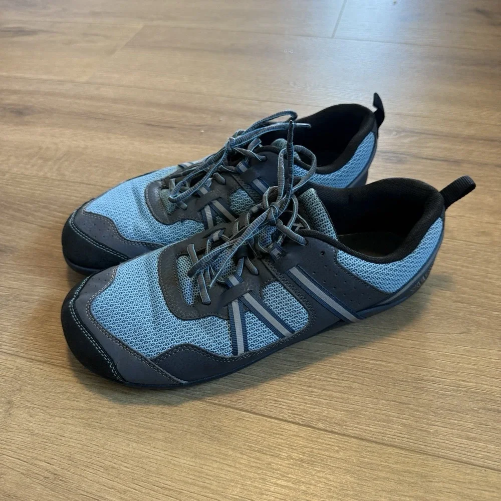 Xero Shoes Prio Womens Size 10.5 Blue Gray Minimalist Barefoot Running Training
